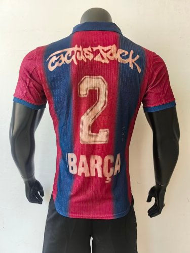 24/25 Barcelona x Travis Scott Special Edition Home Kit Player Version