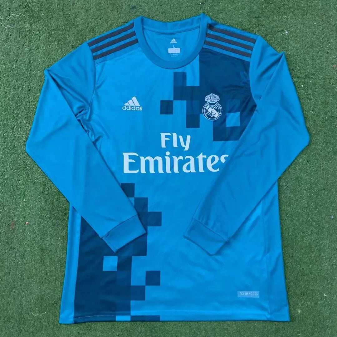 17/18 Real Madrid Retro Third Kit Long Sleeve