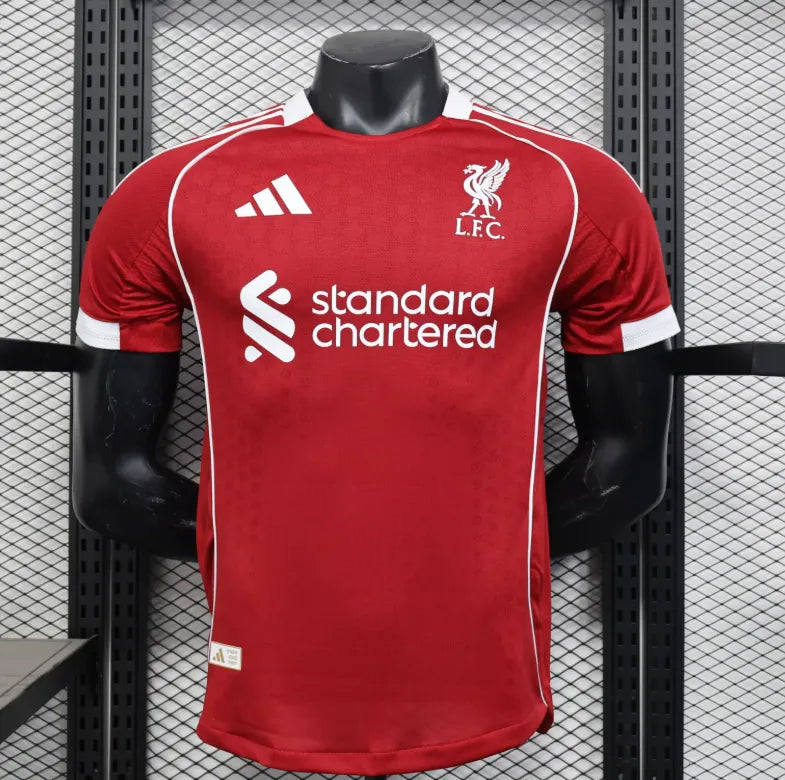 25/26 Liverpool Home Kit Player Version