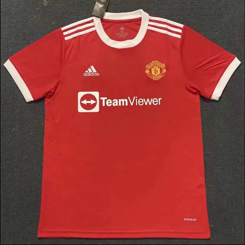 21/22 Manchester United Home Kit Fan Version Version