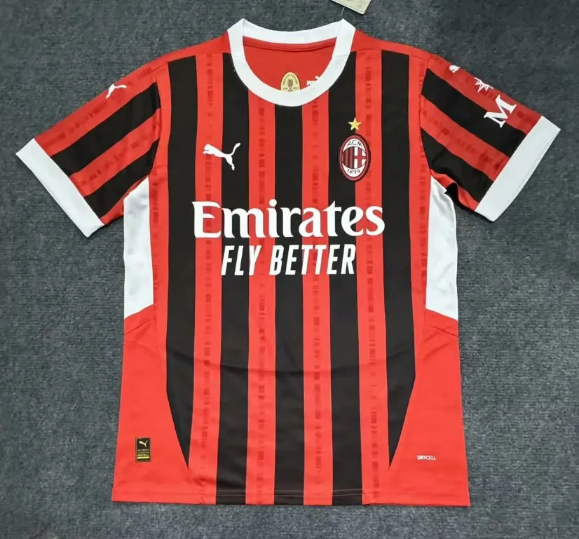 24/25 AC Milan Home Kit Fan Version